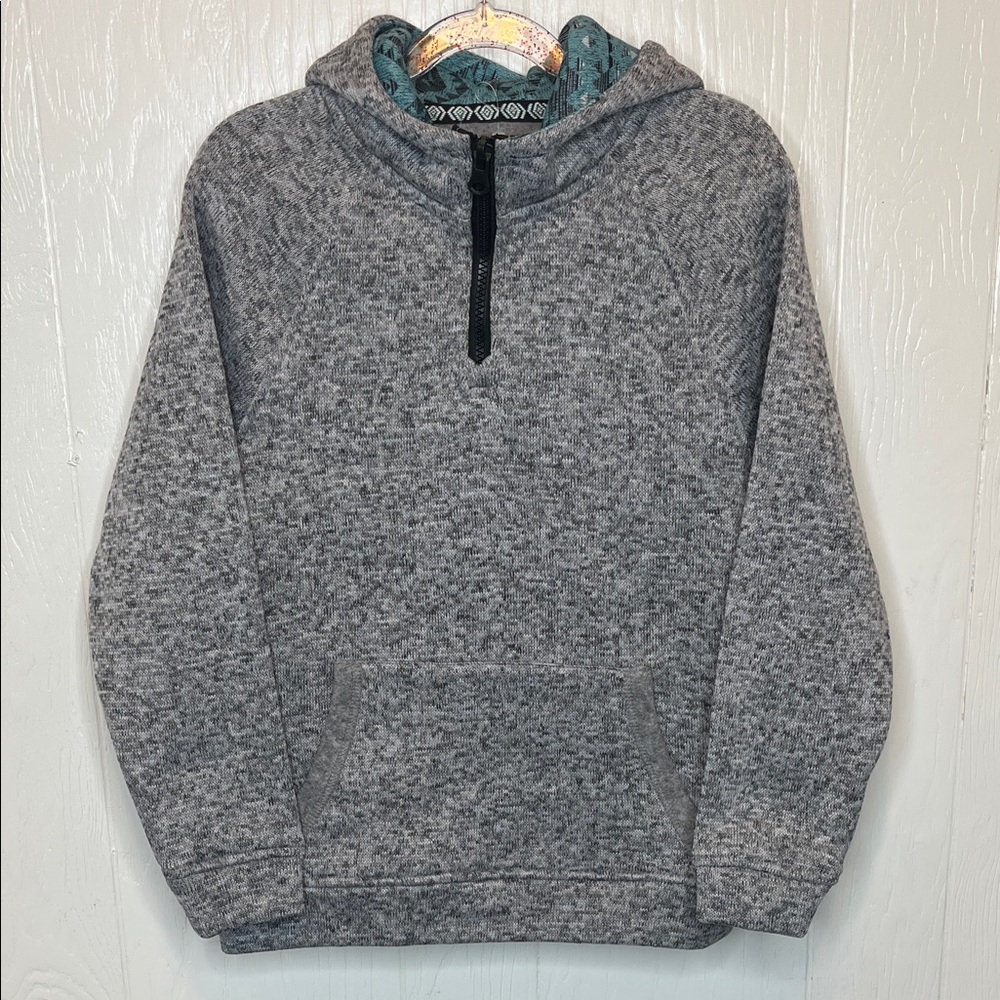 Departwest Quarter Zip Hooded Sweatshirt 8